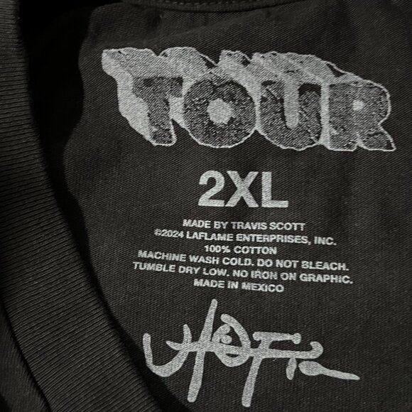 Travis Scott Echoes Circus Maximus Utopia 2023 World Tour Tee 2XL - Picture 3 of 3